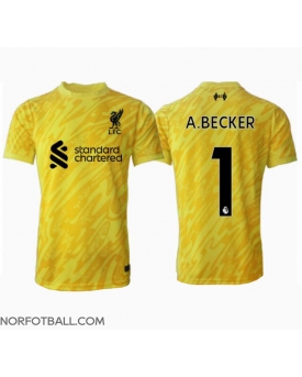 Billige Fotballdrakt Liverpool Alisson Becker #1 Keeper Replika Tredjedrakt 2024-25 Kortermet